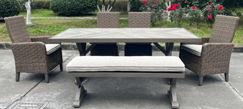 Laguna Heights Outdoor Dining Table - CasaBella Furniture (San Antonio, TX)