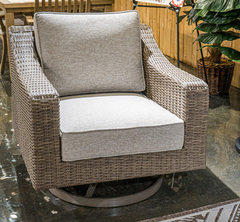 Laguna Heights Swivel Lounge with Cushion - CasaBella Furniture (San Antonio, TX)