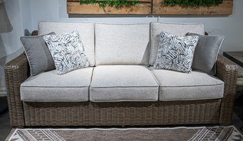 Laguna Heights Outdoor Sofa with Cushion - CasaBella Furniture (San Antonio, TX)