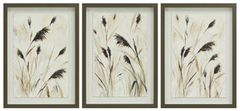 Honslow Wall Art (Set of 3) - CasaBella Furniture (San Antonio, TX)