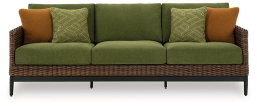 Horizon Hall Outdoor Sofa with Cushion - CasaBella Furniture (San Antonio, TX)