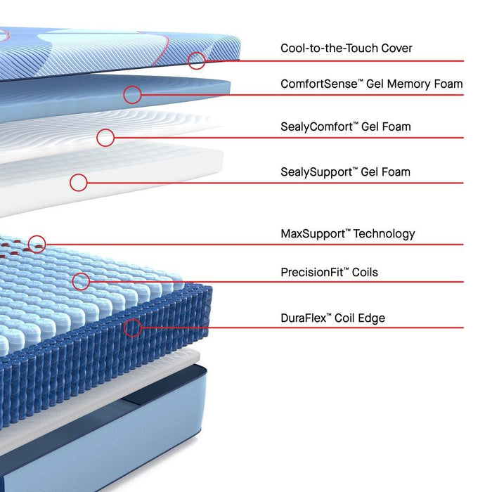 Lansdale Hybrid Mattress - CasaBella Furniture (San Antonio, TX)