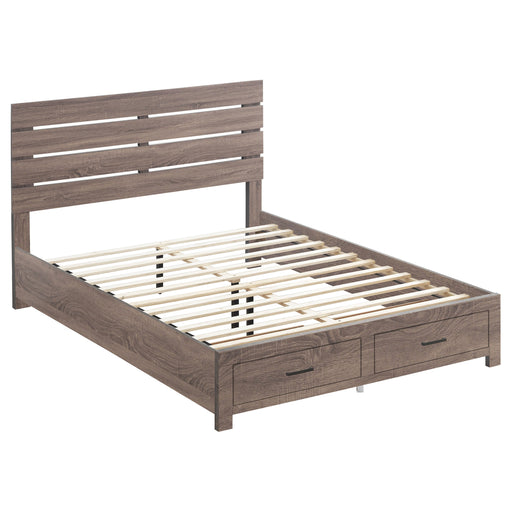 Brantford Wood Storage Panel Bed - CasaBella Furniture (San Antonio, TX)