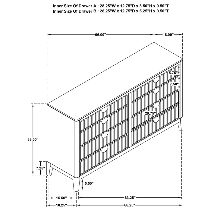 Brookmead Dresser - CasaBella Furniture (San Antonio, TX)