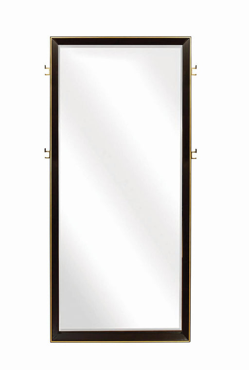 Durango Floor Dresser Mirror Smoked Peppercorn - CasaBella Furniture (San Antonio, TX)