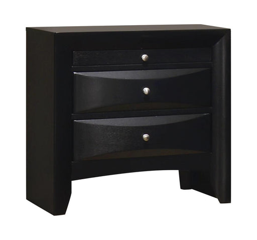 Briana Rectangular 2-drawer Nightstand Black - CasaBella Furniture (San Antonio, TX)