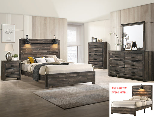 CARTER KING PLATFORM BED IN 1 BOX - CasaBella Furniture (San Antonio, TX)