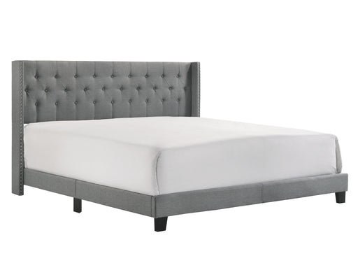 MAKAYLA KING BED GREY - CasaBella Furniture (San Antonio, TX)