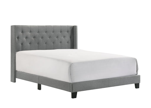 MAKAYLA QUEEN BED GREY - CasaBella Furniture (San Antonio, TX)