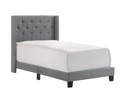 MAKAYLA TWIN BED GREY - CasaBella Furniture (San Antonio, TX)