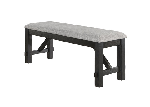 MARIBELLE BENCH WHEAT CHARCOAL - CasaBella Furniture (San Antonio, TX)