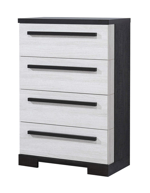 REMINGTON CHEST CHALK/EBONY - CasaBella Furniture (San Antonio, TX)