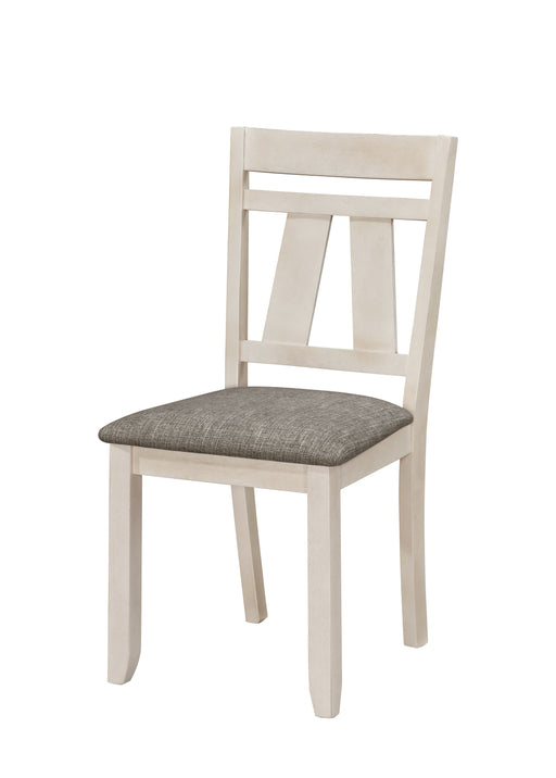 MARIBELLE SIDE CHAIR CHALK WARMGREY - CasaBella Furniture (San Antonio, TX)