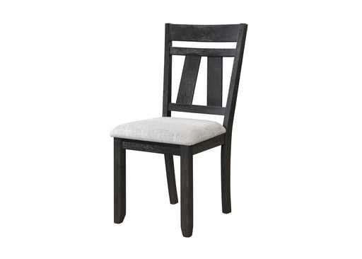 MARIBELLE SIDE CHAIR WHEAT CHARCOAL - CasaBella Furniture (San Antonio, TX)