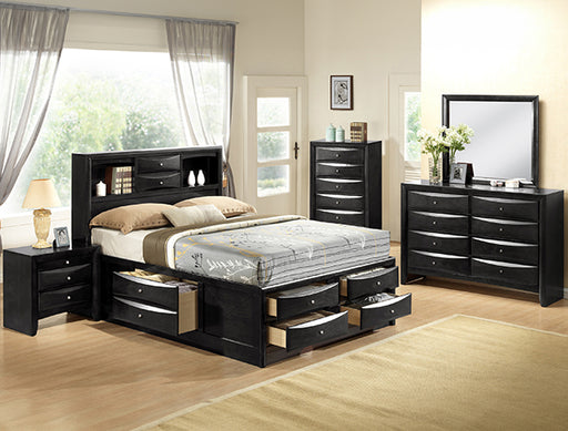 BLACK EMILY DRESSER 8 DRAWERS - CasaBella Furniture (San Antonio, TX)