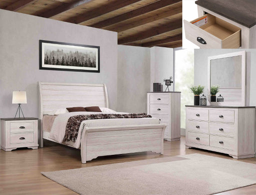 CORALEE DRESSER CHALK/GREY - CasaBella Furniture (San Antonio, TX)