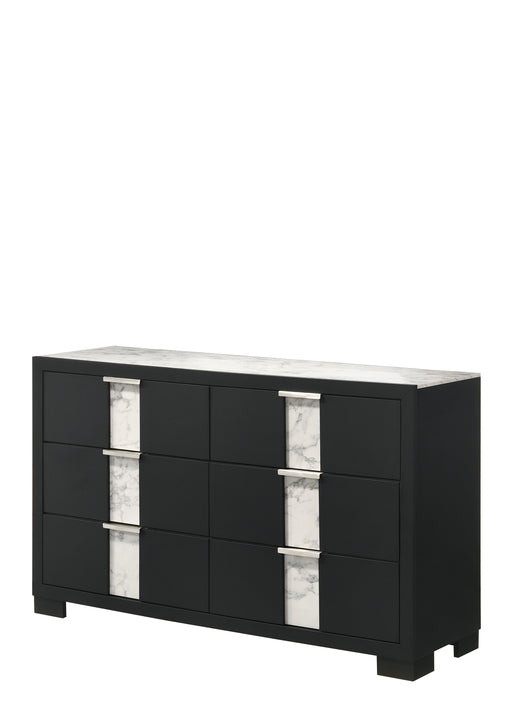 RANGLEY DRESSER - BLACK - CasaBella Furniture (San Antonio, TX)