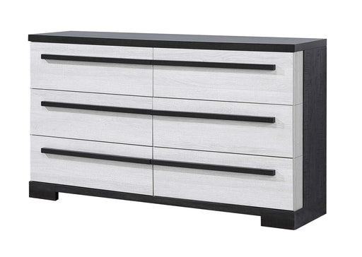REMINGTON DRESSER CHALK/EBONY - CasaBella Furniture (San Antonio, TX)