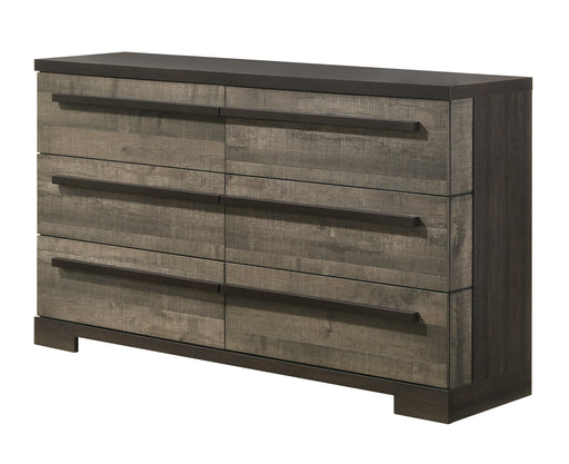REMINGTON DRESSER GRAY/EBONY - CasaBella Furniture (San Antonio, TX)