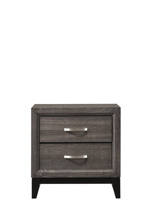AKERSON NIGHTSTAND GREY - CasaBella Furniture (San Antonio, TX)