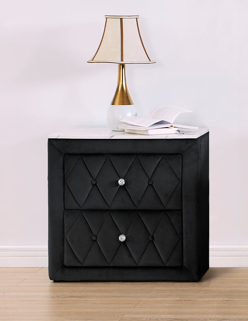 ANNABELLE NIGHTSTAND BLACK - CasaBella Furniture (San Antonio, TX)