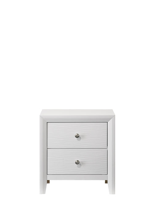 EVAN NIGHTSTAND WHITE - CasaBella Furniture (San Antonio, TX)