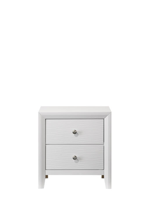 EVAN NIGHTSTAND WHITE - CasaBella Furniture (San Antonio, TX)