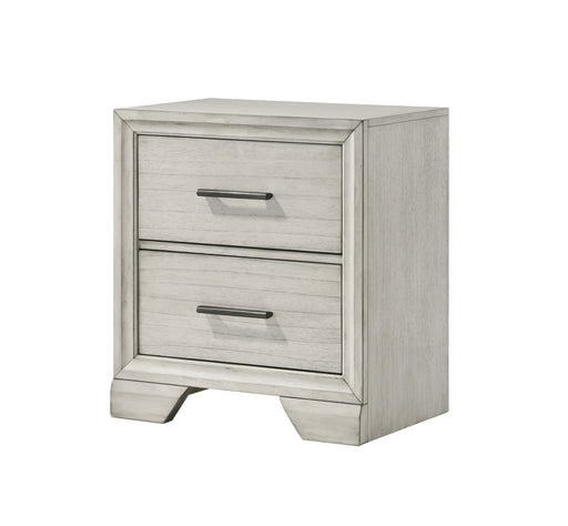 JAYMES NIGHTSTAND WHITE MIST - CasaBella Furniture (San Antonio, TX)