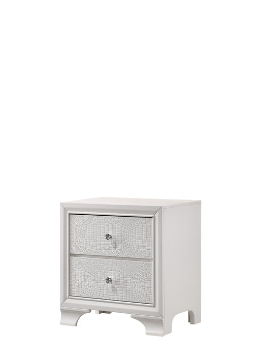 LYSSA NIGHTSTAND FROST - CasaBella Furniture (San Antonio, TX)