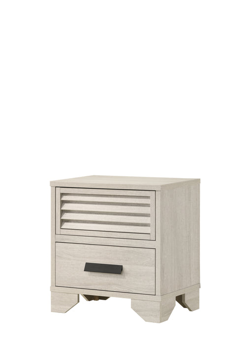 SARTER NIGHTSTAND - WHITE - CasaBella Furniture (San Antonio, TX)
