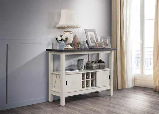 MARIBELLE SERVER CHALK WARM GREY - CasaBella Furniture (San Antonio, TX)
