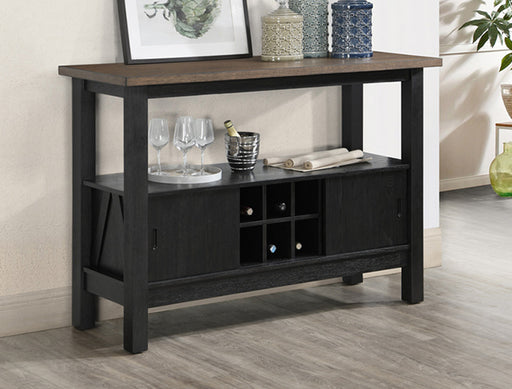 MARIBELLE SERVER WHEAT CHARCOAL - CasaBella Furniture (San Antonio, TX)