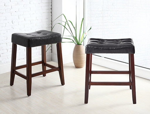 KENT SADDLE COUNTER STOOL ESPRESSO - CasaBella Furniture (San Antonio, TX)