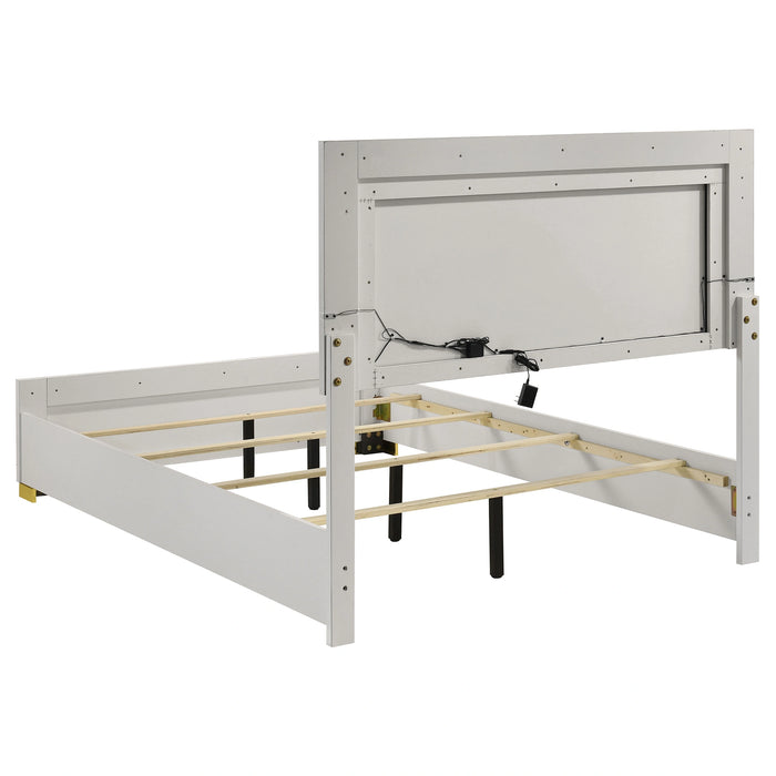 Marceline Panel Bed with LED Lighting