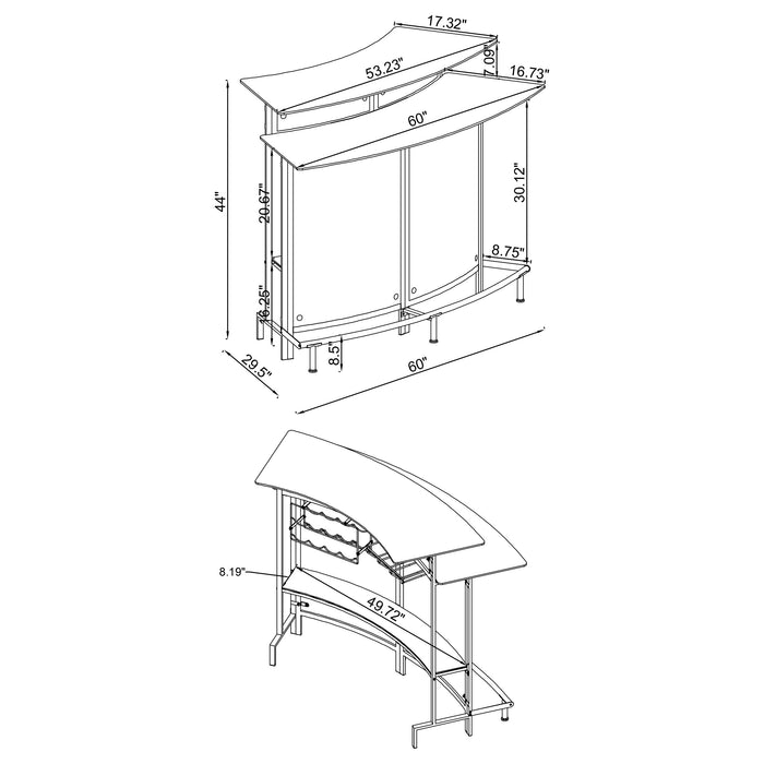 Keystone Home Bar - CasaBella Furniture (San Antonio, TX)