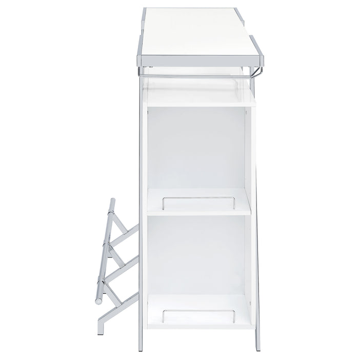Araceli Home Bar with LED Lighting - CasaBella Furniture (San Antonio, TX)