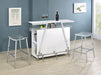 Araceli Home Bar with LED Lighting - CasaBella Furniture (San Antonio, TX)