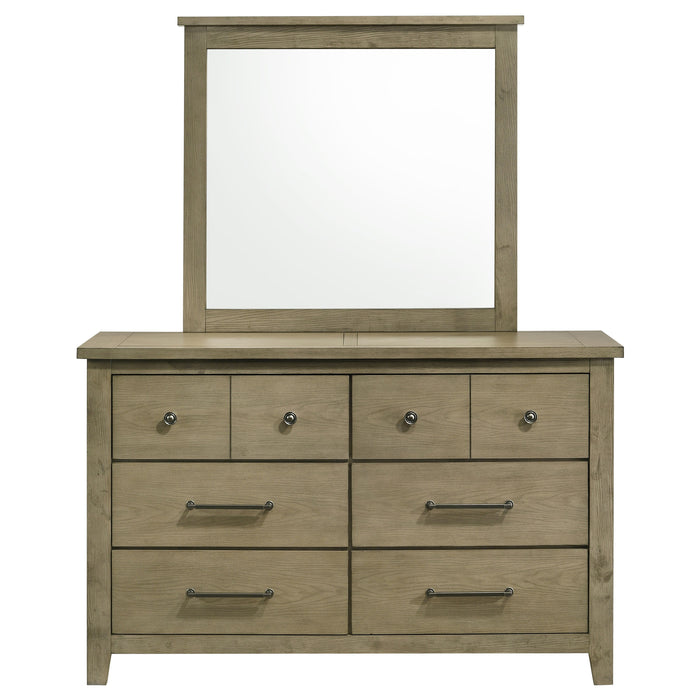 Hazlewood Dresser with Mirror - CasaBella Furniture (San Antonio, TX)