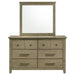 Hazlewood Dresser with Mirror - CasaBella Furniture (San Antonio, TX)