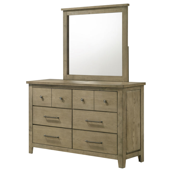 Hazlewood Dresser with Mirror - CasaBella Furniture (San Antonio, TX)
