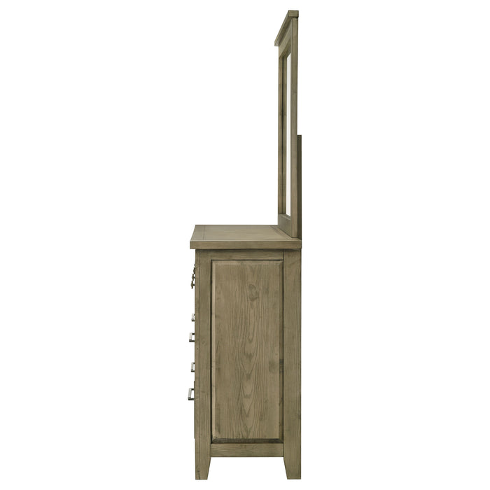 Hazlewood Dresser with Mirror - CasaBella Furniture (San Antonio, TX)