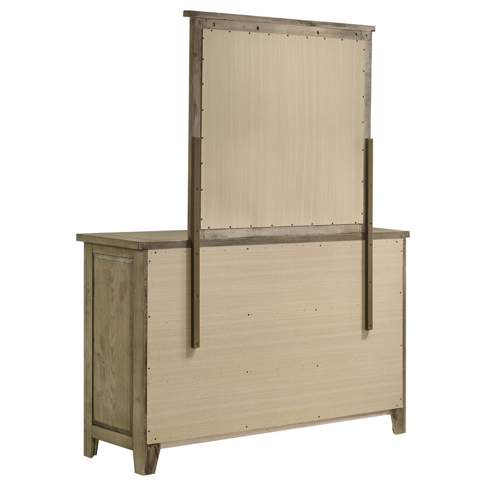 Hazlewood Dresser with Mirror - CasaBella Furniture (San Antonio, TX)