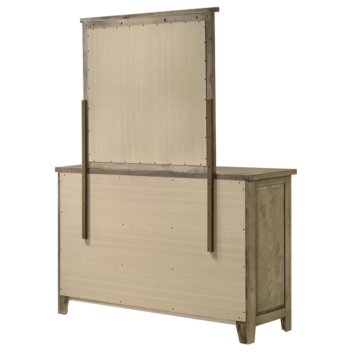 Hazlewood Dresser with Mirror - CasaBella Furniture (San Antonio, TX)