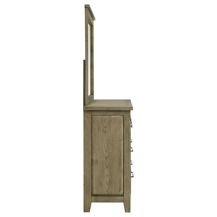 Hazlewood Dresser with Mirror - CasaBella Furniture (San Antonio, TX)