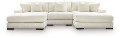Lindyn Sectional with Double Chaise - CasaBella Furniture (San Antonio, TX)