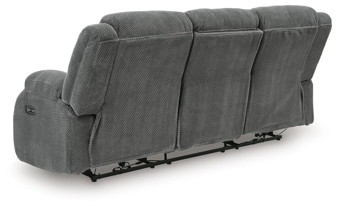 Observation Power Reclining Sofa with Drop Down Table - CasaBella Furniture (San Antonio, TX)