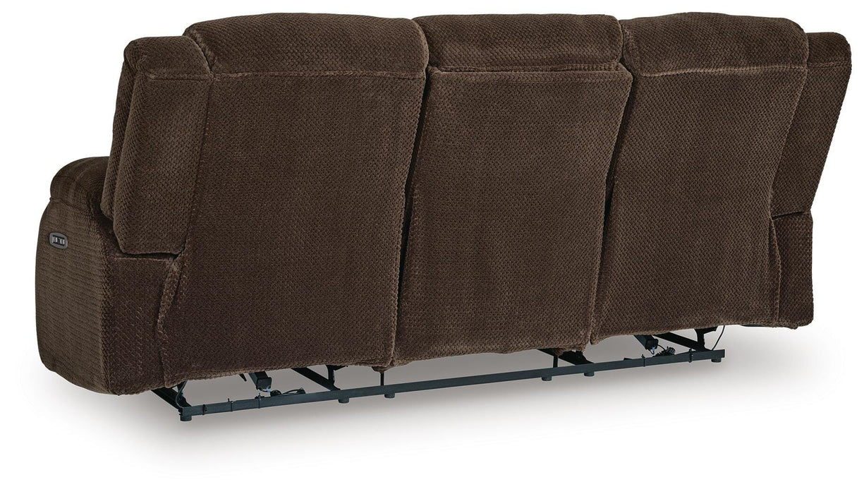 Observation Power Reclining Sofa with Drop Down Table - CasaBella Furniture (San Antonio, TX)