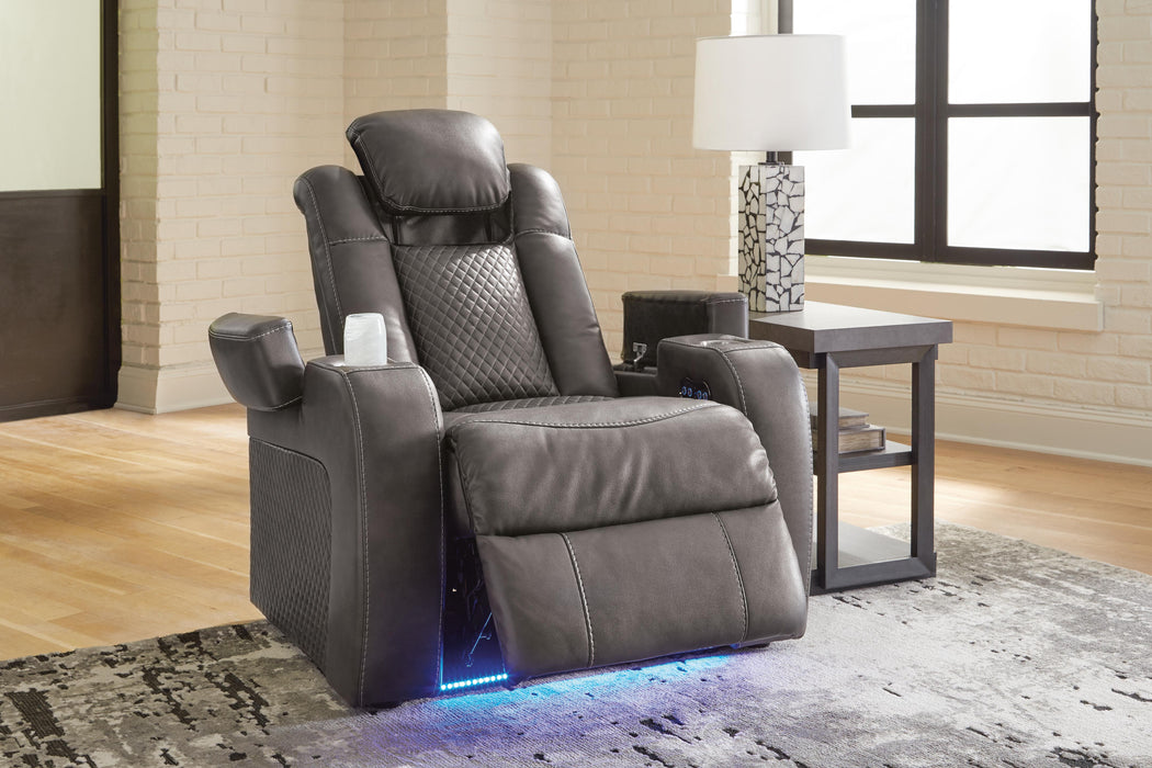 Fyne-Dyme Power Recliner - CasaBella Furniture (San Antonio, TX)