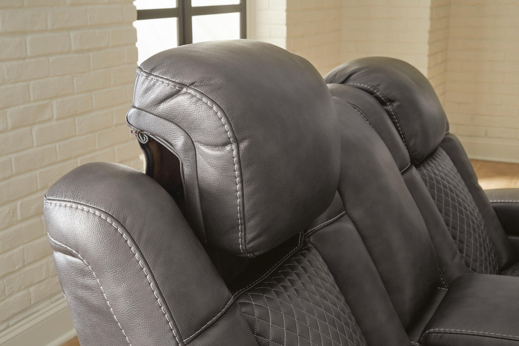 Fyne-Dyme Power Reclining Sofa - CasaBella Furniture (San Antonio, TX)
