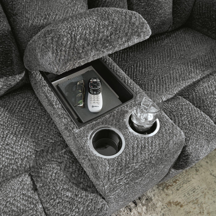 Frohn Reclining Loveseat with Console - CasaBella Furniture (San Antonio, TX)